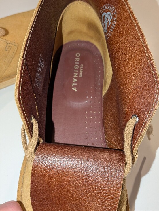 Clarks Desert Boot. Classic Wheat Color. Mens Size 10 1/2. main image 6